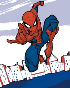 Detský uterák spiderman hero 30x50 cm