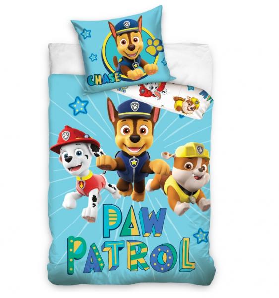 Detské obliecky do postielky Paw Patrol Chase