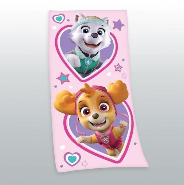 Detské osušky Paw Patrol ružové