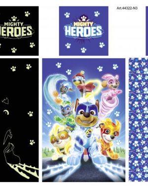 Detské svietiace obliečky Paw Patrol