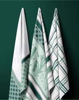 kuchynske utierky na riad Green