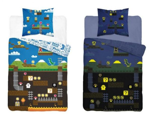 detske svietiace obliecky super mario