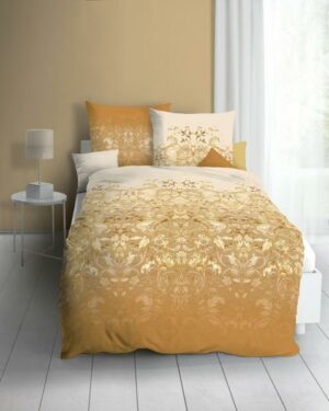 Saténové obliečky na posteľ Odessa Gold