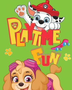 detske uteraky paw patrol zelene